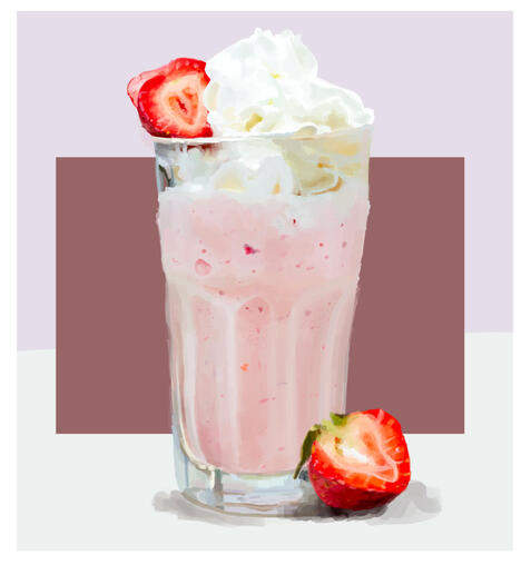 Milkshake Paint Study